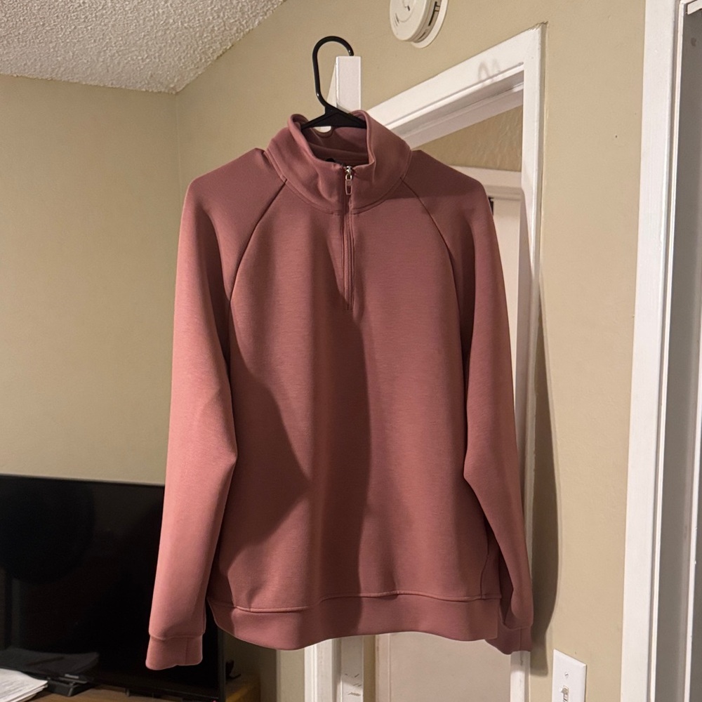 Lululemon Athletica Dusty Rose Half-Zip Pullover